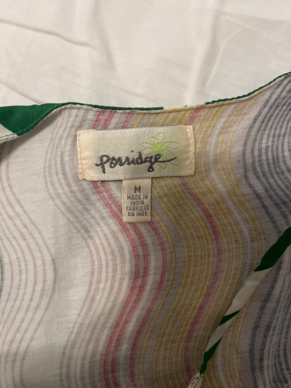 Anthropologie Porridge Women's Green Floral Tank Top Size Small Sleeveless - Picture 4 of 5